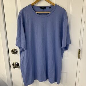 Vince Mens‎ Crew Neck T-Shirt Blue 100% Cotton Size XXL